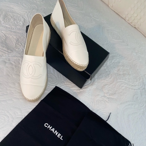 Lamb skin CHANEL Espadrilles size 41 - Picture 3 of 4